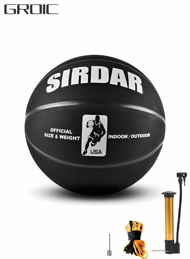 Basketball  Standard Offical Indoor Outdoor Basketball Leather Game Basketball Game Training Universal Basketball Outdoor Sports Goods