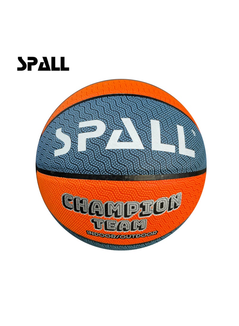 Basketball Size 7 Indoor/Outdoor Official Regulation Size Streetball Rubber Basketball Deep Channel Construction Made For Unisex Men And Women Youth And Adult For Professional Training And Games