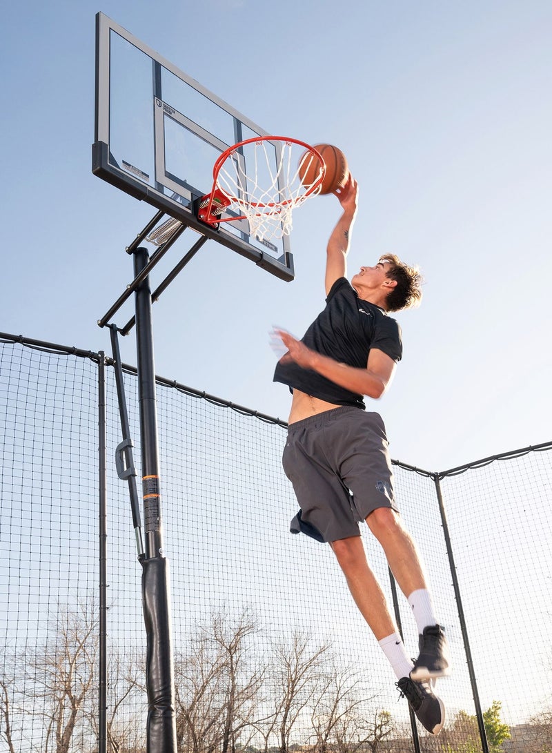 Lifetime 50 Inch, Adjustable, Portable Basketball Hoop, 5 year limited warranty, LFT-91052