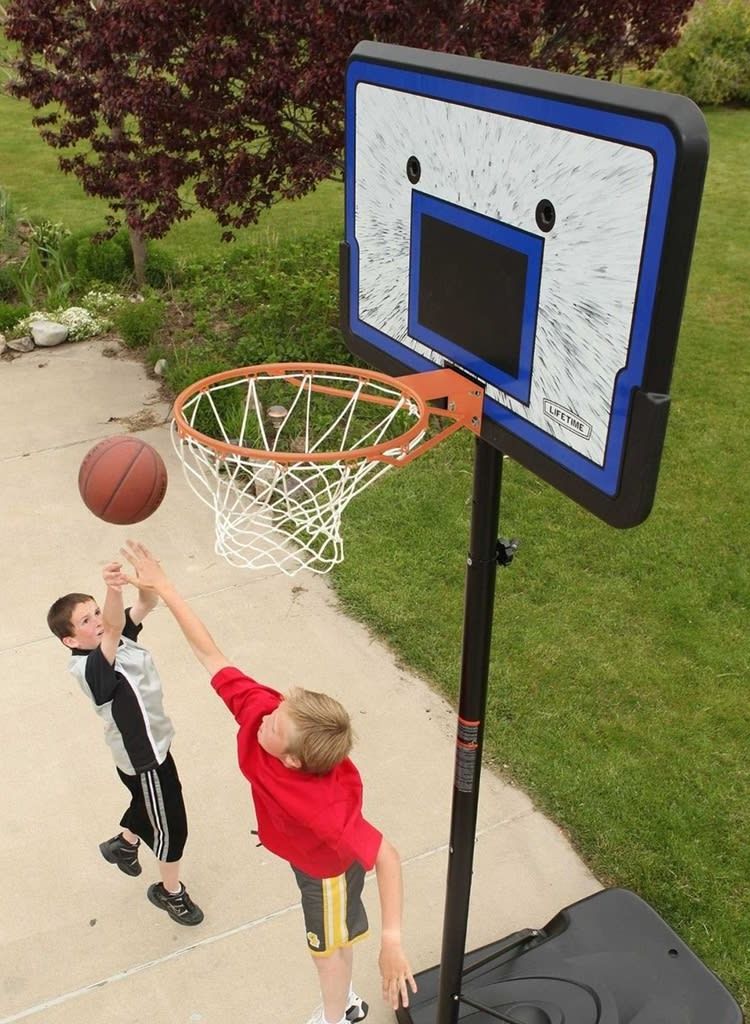 Basketball Backboard Stand And Hoop Set