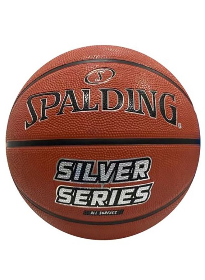 Silver Series Rubber Basketball | Size 6