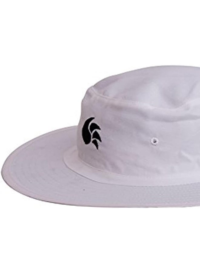 Panama Atmos Round Cricket Hat | Size: Large | Material: Cotton | Umpire Hat for Men’s & Women’s | Extra Wide Brim | Maximum Sunlight Protection | Comfortable and Classy