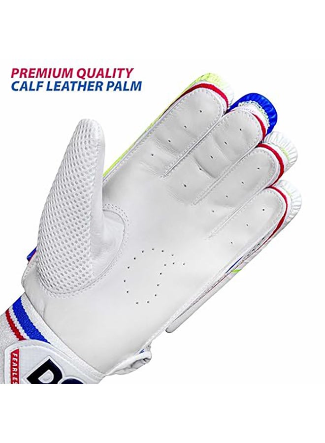 Intense Attitude Cricket Batting Gloves | Multicolor | Size: Boys | For Right-Hand Batsman