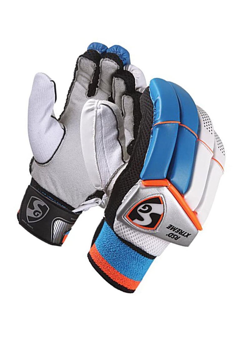 RSD Xtreme Cricket Batting Gloves | Size: Junior | For Left-Hand Batsman | Outdoor Sports | PVC | Sweatabsorption