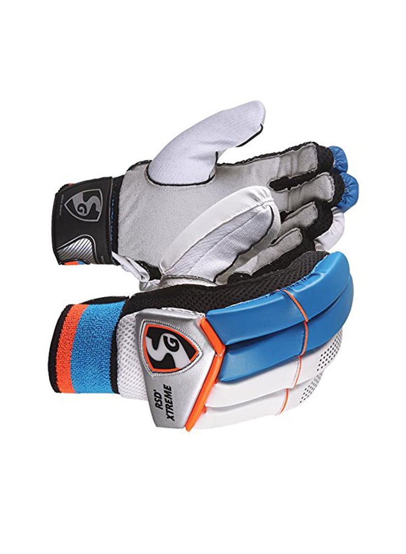 RSD Xtreme Cricket Batting Gloves | Size: Junior | For Left-Hand Batsman | Outdoor Sports | PVC | Sweatabsorption