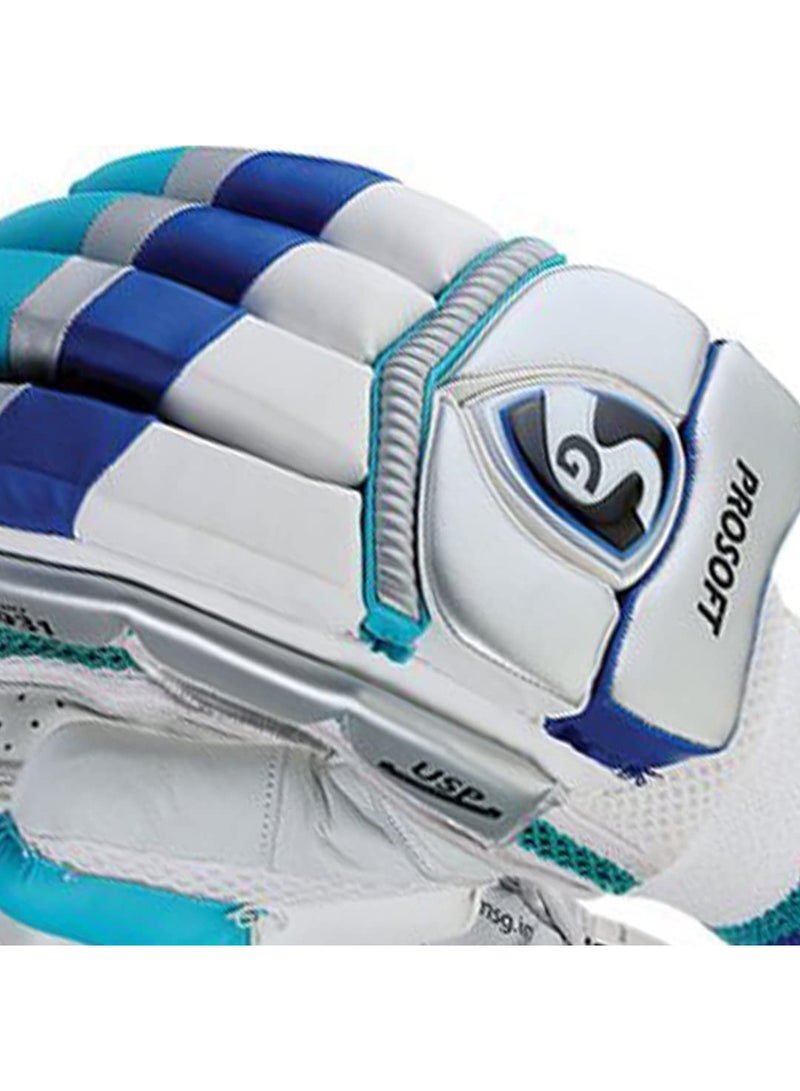 Prosoft Cricket Batting Gloves | Multicolor | Size: Junior | For Right-Hand Batsman