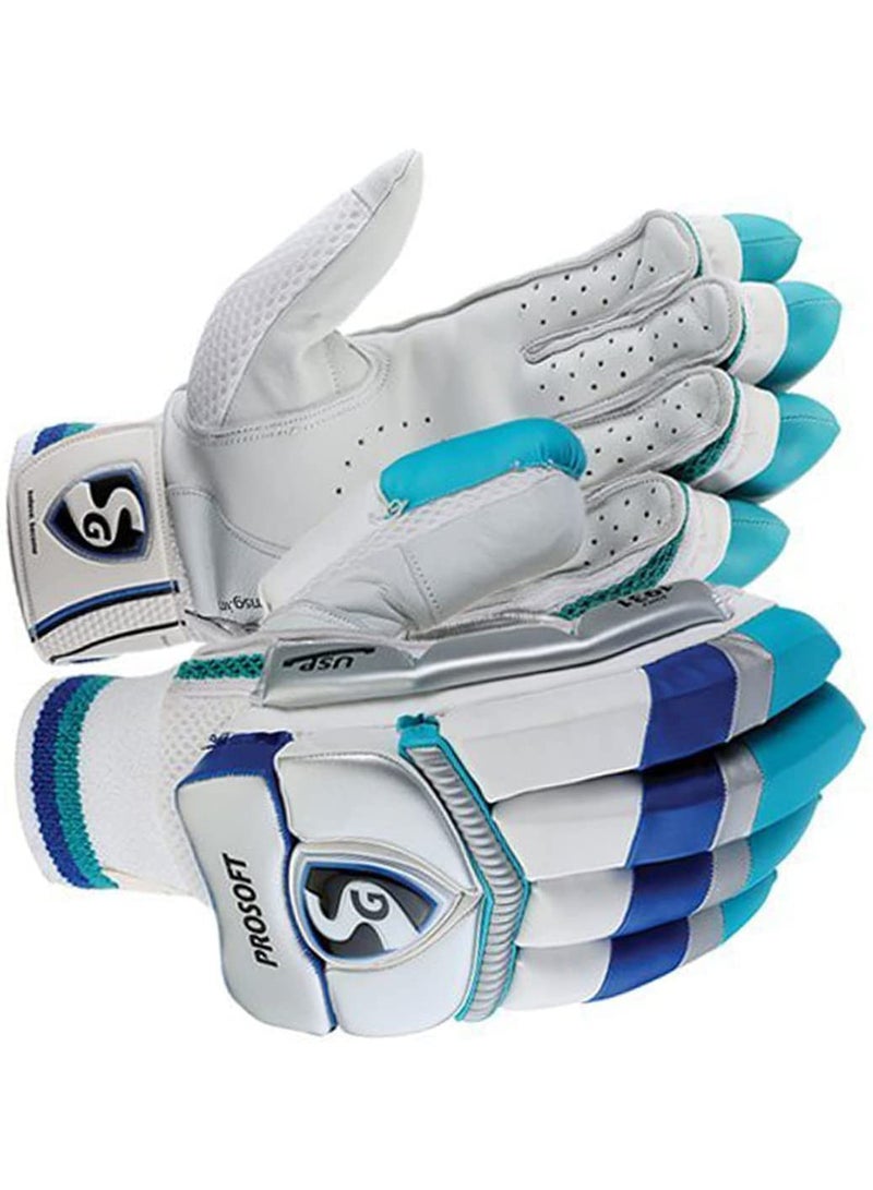 Prosoft Cricket Batting Gloves | Multicolor | Size: Junior | For Right-Hand Batsman