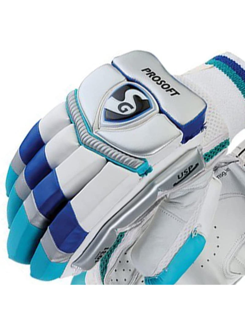 Prosoft Cricket Batting Gloves | Multicolor | Size: Junior | For Right-Hand Batsman