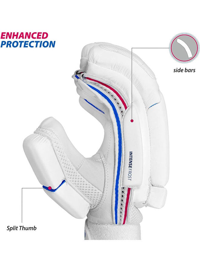 Intense Frost Cricket Batting Gloves | Size: Youth | For Left-Hand Batsman