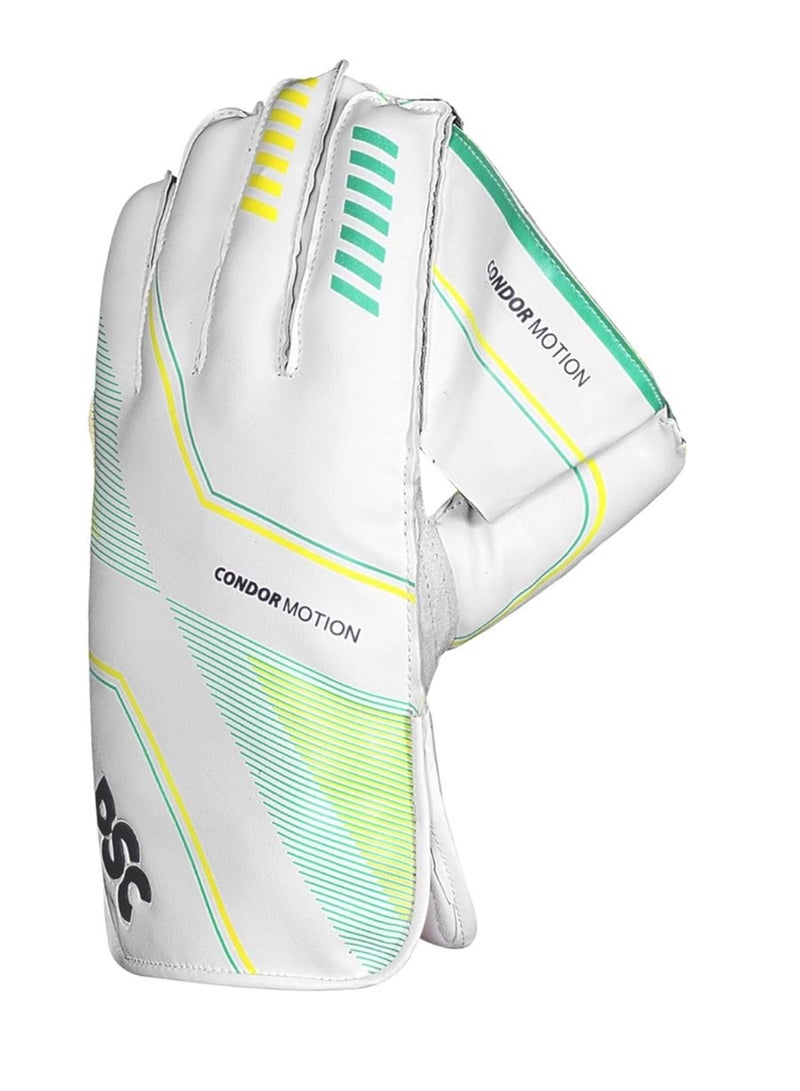 Condor Motion Leather Wicket Keeping Gloves Youth | Comfortable and Durable | High-Performance Keeping Gloves | Enhanced Finger Flexibility