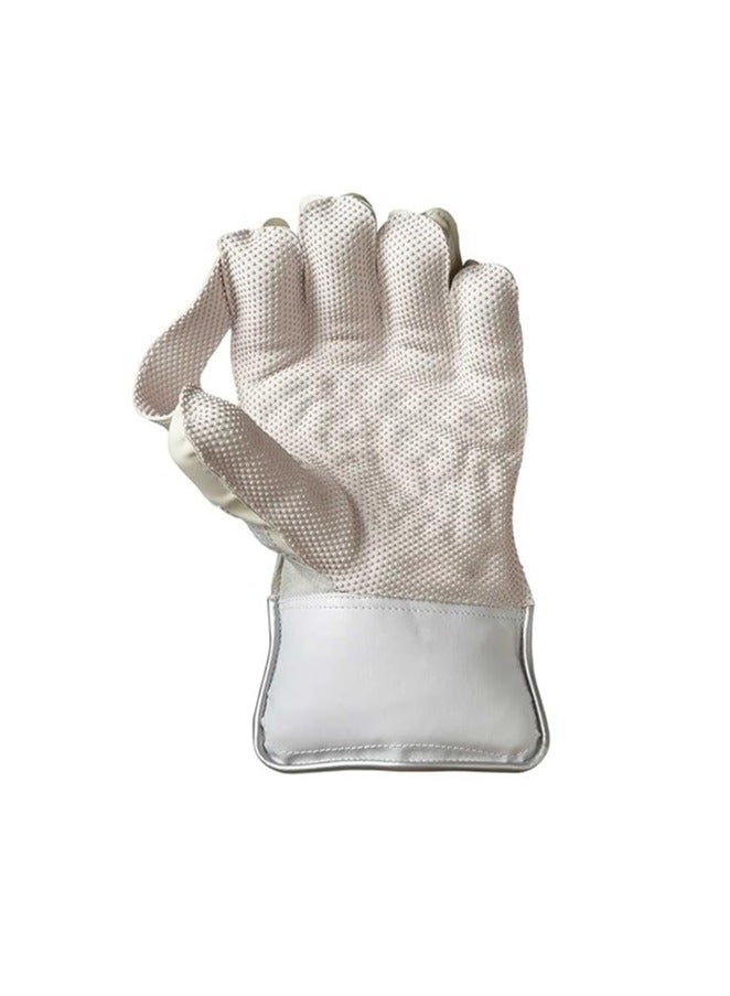 606 Leather Cricket Wicket Keeping Gloves for Men | Premium Leather | Superior Protection | Comfortable Fit | Enhanced Grip | Durable | Ideal for Professional Use