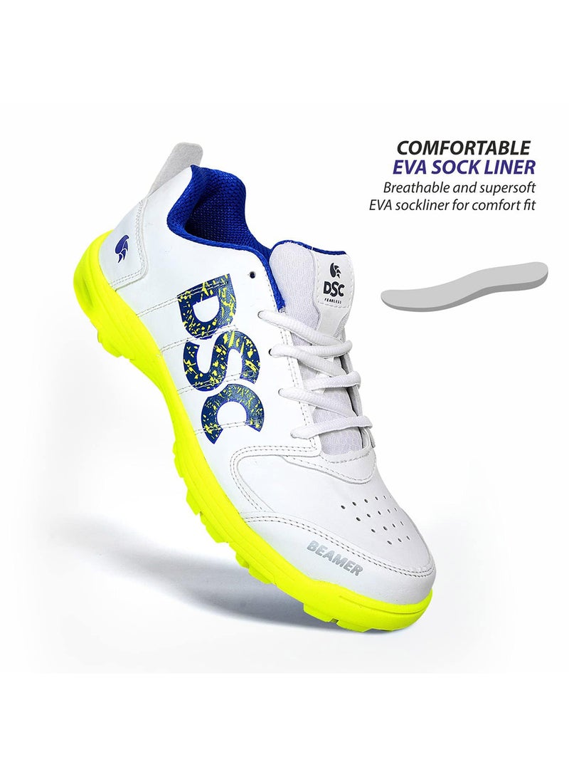 Beamer Cricket Shoes | Light Weight | Durable | 1 UK, 2 US, 35 EU | Comfortable & Durable Footwear | Enhanced Stability & Support | Breathable Mesh & Lightweight Design