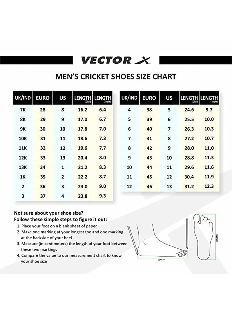 Blast Cricket Shoes | For Men & Boys | Material: Faux Leather | Increase your Training Load | Recover more Quickly