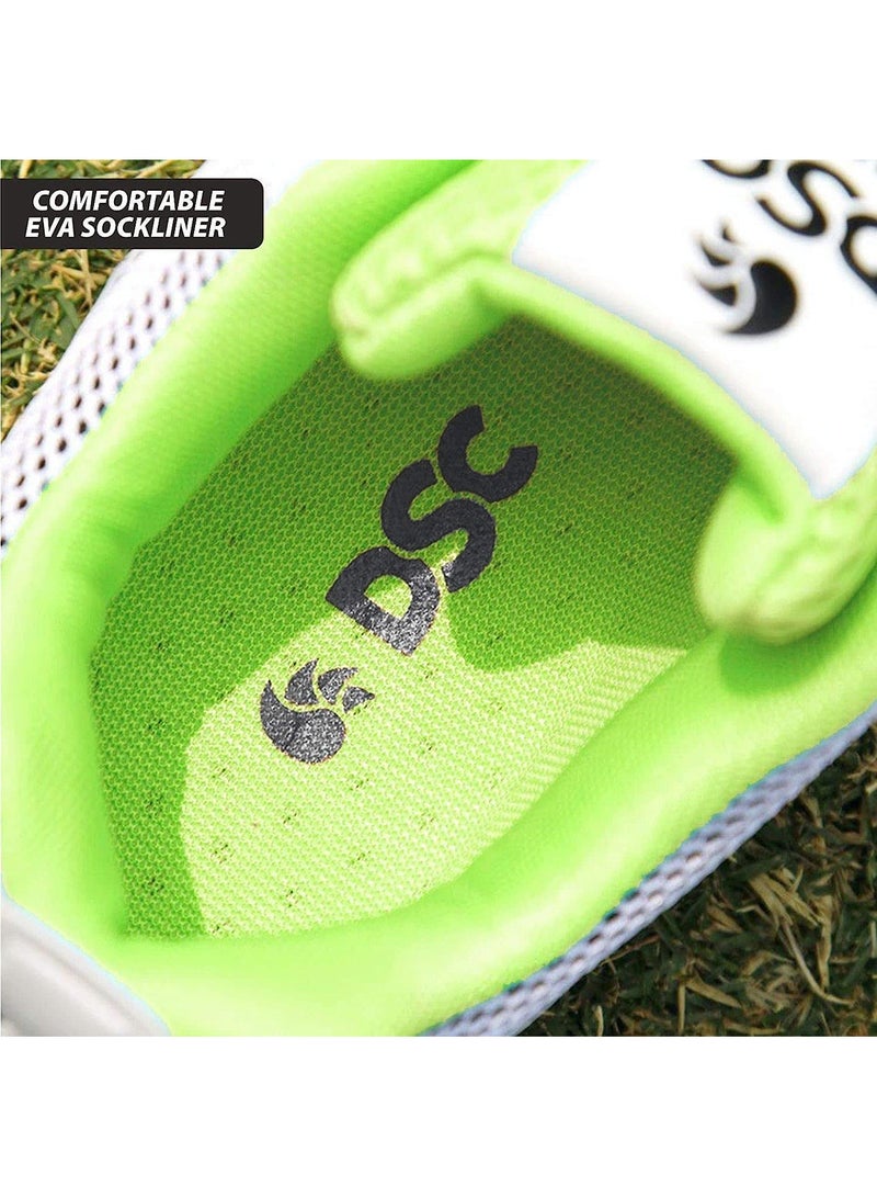 Men's Surge 2.0 Professional Cricket Shoe for Men and Boys | Material: Quality PU & Mesh | All Rounder | Rubber Studs | Light Weighted