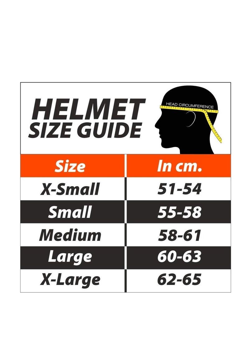 Bouncer Cricket Helmet | Size: Large | For Men & Boys | Steel Grill | Adjustable Back Support Strap | Removable and washable sweatband | Lightweight