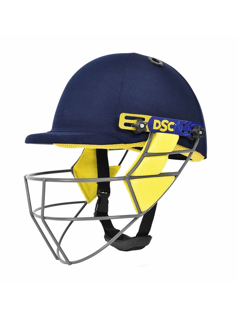 Bouncer Cricket Helmet | Size: Large | For Men & Boys | Steel Grill | Adjustable Back Support Strap | Removable and washable sweatband | Lightweight