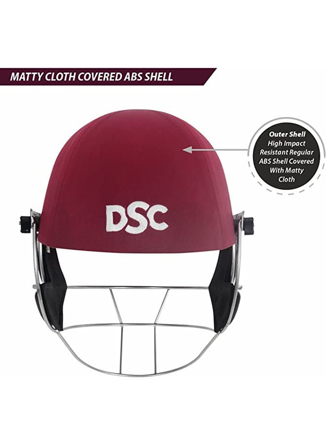 Defender Cricket Helmet | Size: Extra Small | For Men & Boys | Adjustable Steel Grill | Back Support Strap | Lightweight | Comfortable