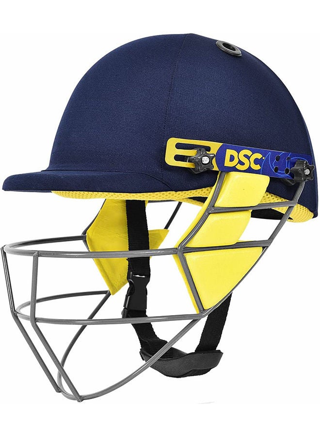 Bouncer Cricket Helmet | Navy Blue | Size: Extra Large | For Men & Boys | Steel Grill | Adjustable Back Support Strap | Removable and washable sweatband | Lightweight