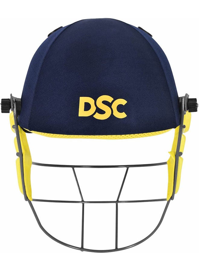 Bouncer Cricket Helmet | Navy Blue | Size: Extra Large | For Men & Boys | Steel Grill | Adjustable Back Support Strap | Removable and washable sweatband | Lightweight