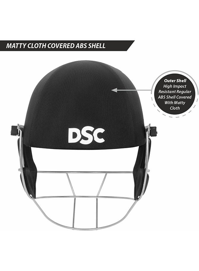 Defender Cricket Helmet | For Men & Boys | Adjustable Steel Grill | Back Support Strap | Lightweight