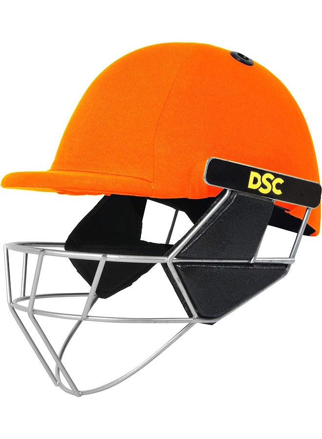 SCUD Cricket Helmet | Size: Large | For Men & Boys | Fixed Spring Steel Grill | Adjustable Back Support Strap | Removable and washable sweatband | Lightweight