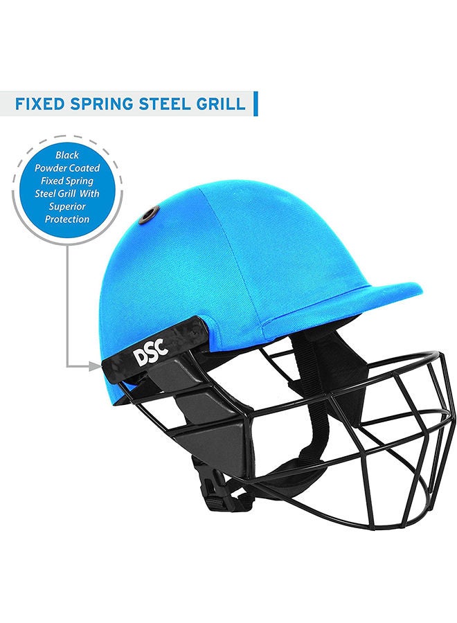 Avenger PRO Premium Cricket Helmet | For Men & Boys | Fixed Spring Steel Grill | Back Support Strap | Neck Guard | Lightweight