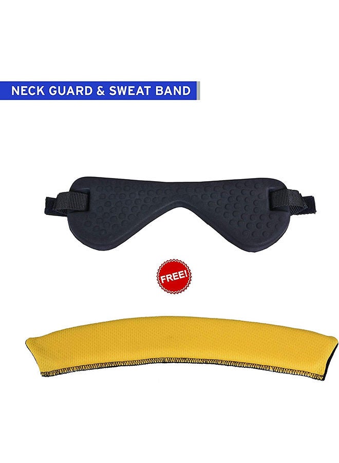 SCUD Cricket Helmet | Royal Blue | Size: Extra Large | For Men & Boys | Fixed Spring Steel Grill | Adjustable Back Support Strap | Removable and washable sweatband | Lightweight