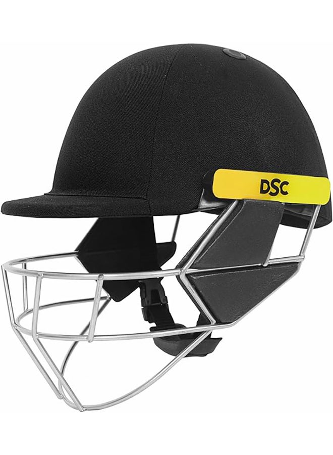 SCUD Cricket Helmet | Size: Medium | For Men & Boys | Fixed Spring Steel Grill | Adjustable Back Support Strap | Removable and washable sweatband | Lightweight