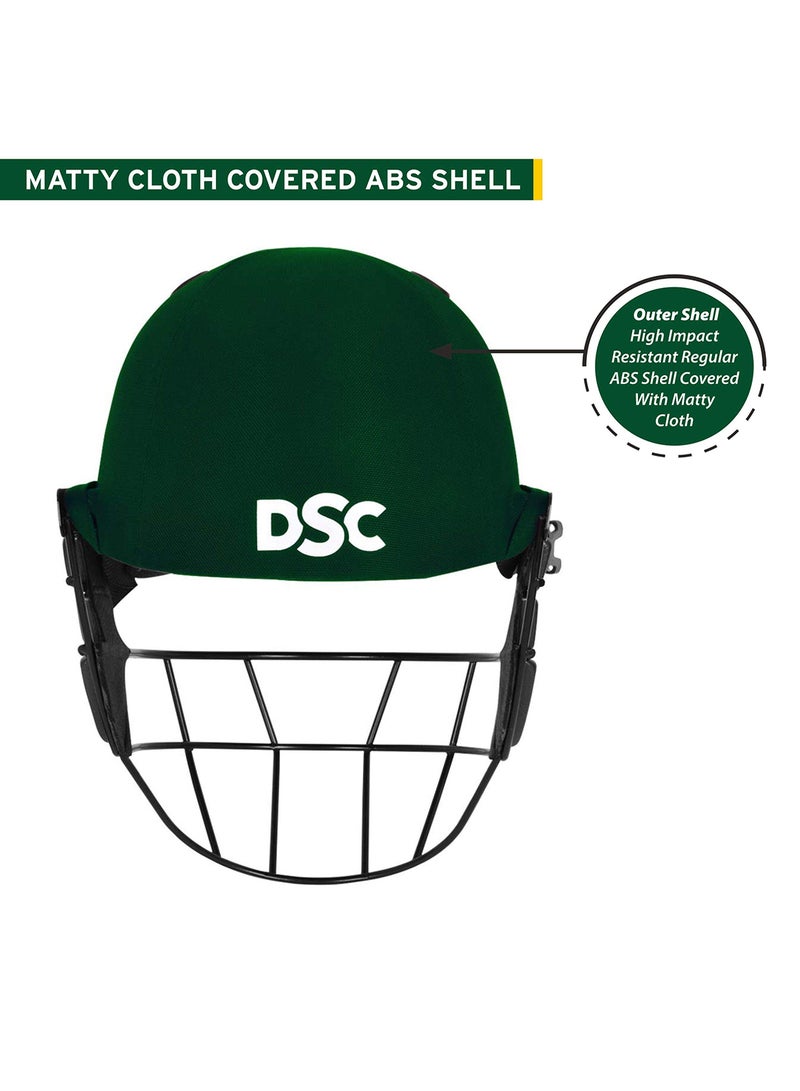 Avenger PRO Premium Cricket Helmet | For Men & Boys | Fixed Spring Steel Grill | Back Support Strap | Neck Guard | Lightweight