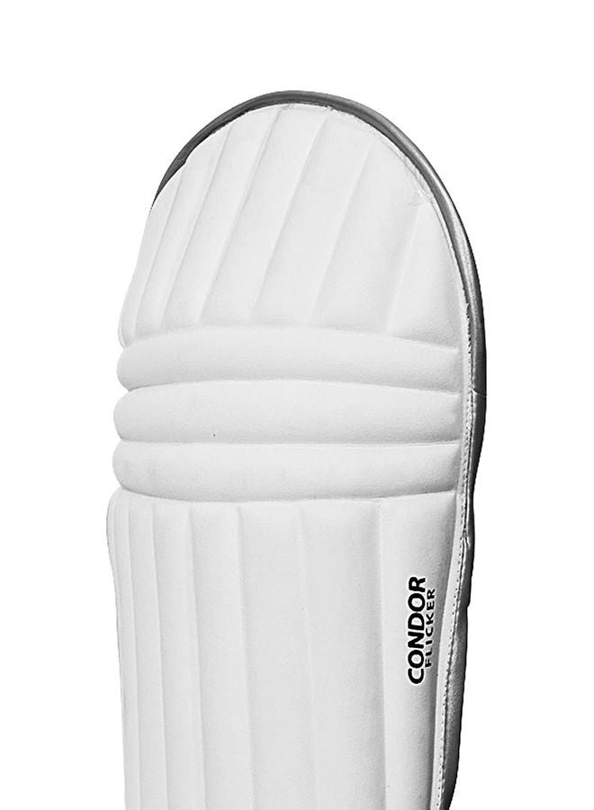 DSC Condor Flicker Leather Cricket Batting Legguard for Mens | Size - Mens | Right Hand