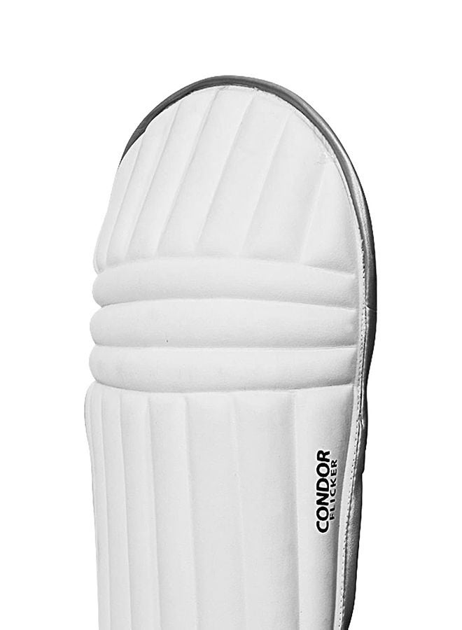 DSC Condor Flicker Leather Cricket Batting Legguard for Mens | Size - Mens | Right Hand