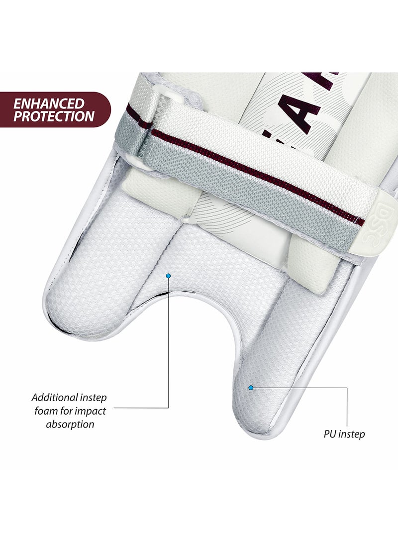 Intense Speed Leather Cricket Batting Legguard   | Enhanced Mobility Perfect Fit | Breathable Design