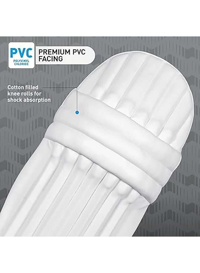 303 Leather Cricket Batting Legguard | Premium Leather | Excellent Protection | Comfortable Fit | Durable | Enhanced Coverage | Ideal for Serious Players