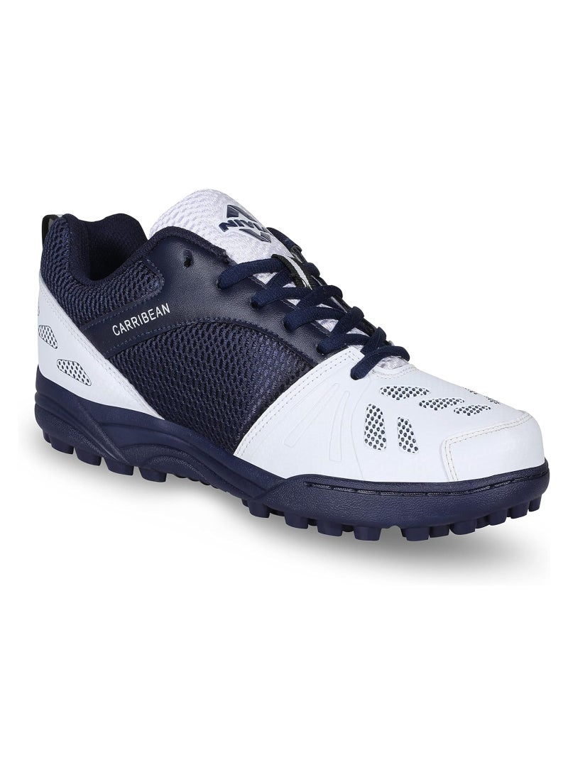 Caribbean Professional Cricket Shoes for Men | Size: EU 40/UK 6/US 7) | Material Upper: Mesh/Ethylene Vinyl, Sole: Rubber