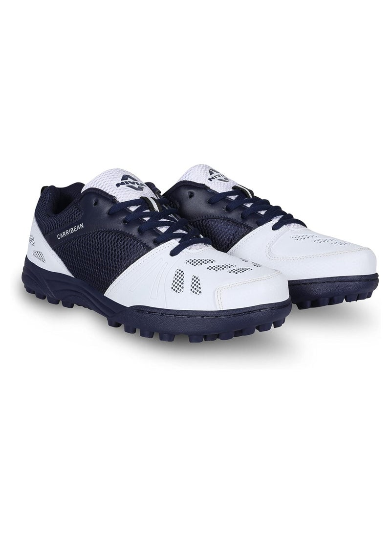 Caribbean Professional Cricket Shoes for Men | Size: EU 40/UK 6/US 7) | Material Upper: Mesh/Ethylene Vinyl, Sole: Rubber