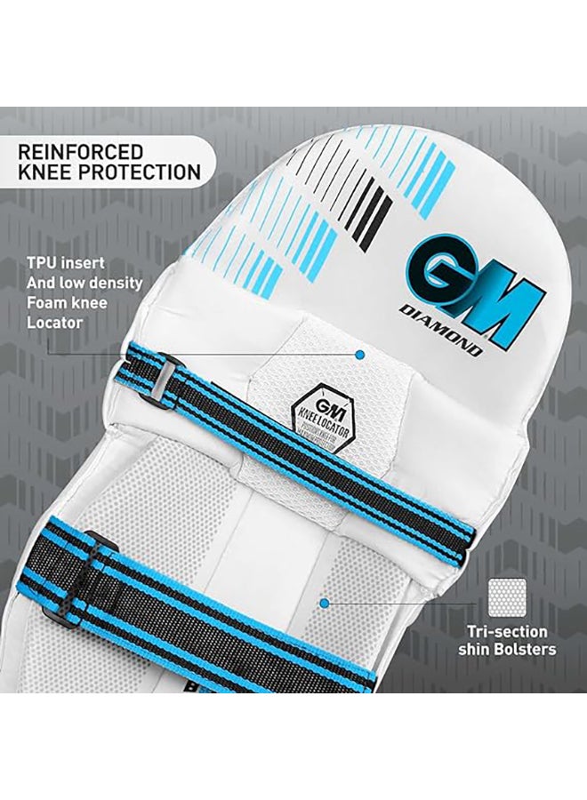 Diamond Leather Cricket Batting Legguard