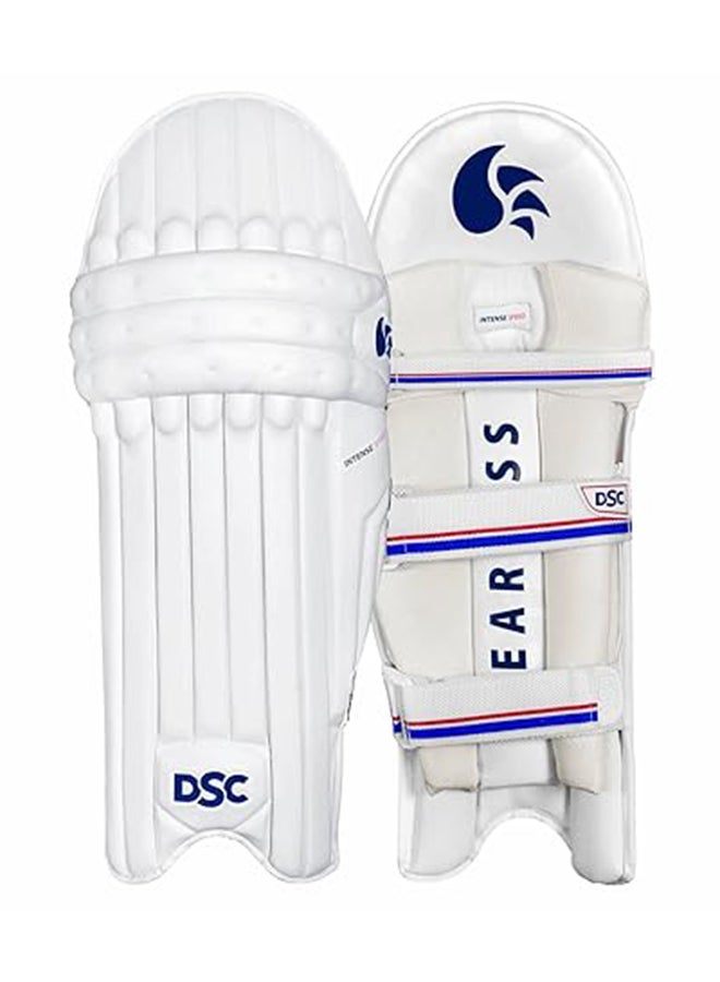 Intense Speed Leather Cricket Batting Legguard for Mens | Size - Mens | Right Hand