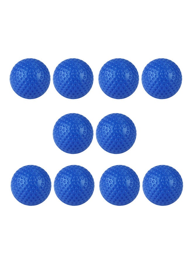 10pcs Hollow Practice Golf Sports Gym Playing Ball Toy For Indoor Training 20*10*20cm