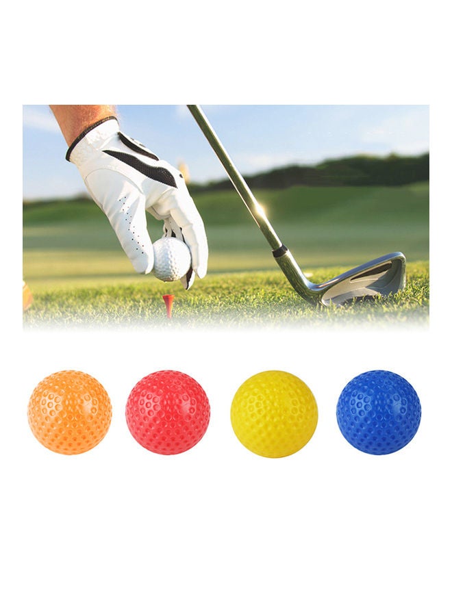 10 Piece Hollow Practice Golf Playing Ball Toy For Indoor Training 20 x 10 x 20cm