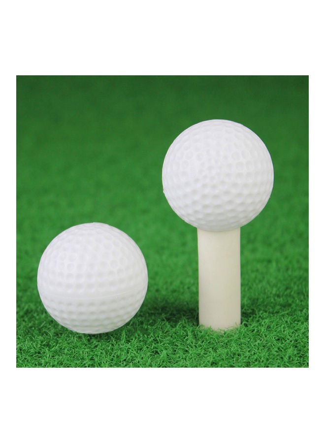 10 Piece Hollow Practice Golf Playing Ball Toy For Indoor Training 20 x 10 x 20cm