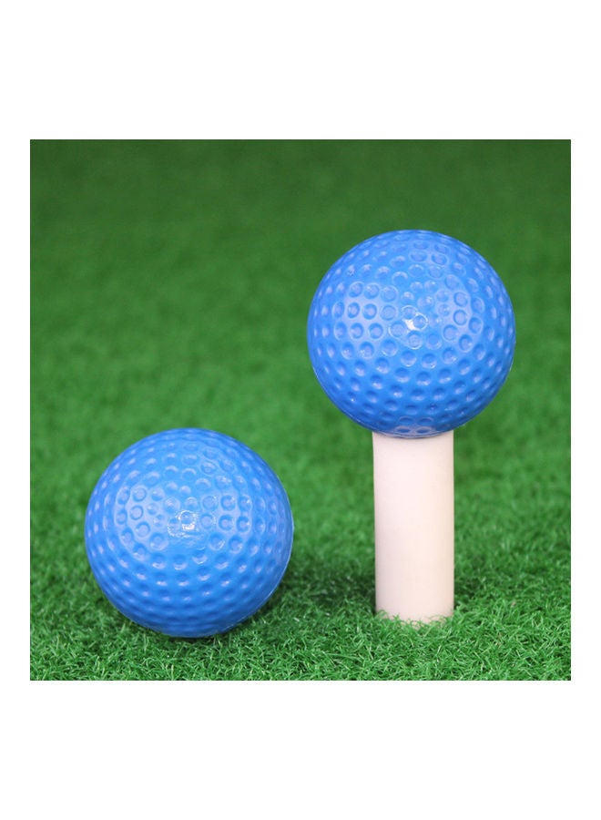 10 Piece Hollow Practice Golf Playing Ball Toy For Indoor Training 20 x 10 x 20cm