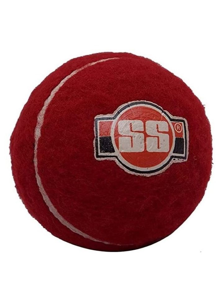 SS Soft Pro Tennis Cricket Ball Red Pack of 6