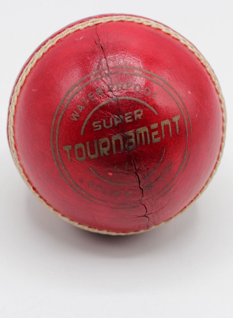 Cricket ball Tournament Red Stitch Ball SEVEN MSD
