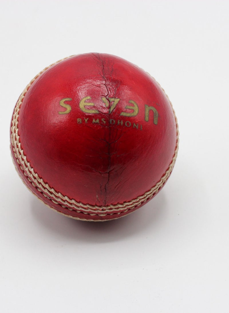 Cricket ball Tournament Red Stitch Ball SEVEN MSD