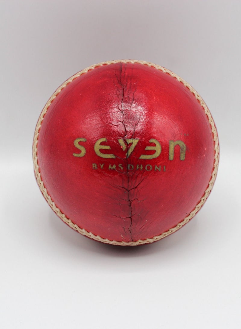 Cricket ball Tournament Red Stitch Ball SEVEN MSD