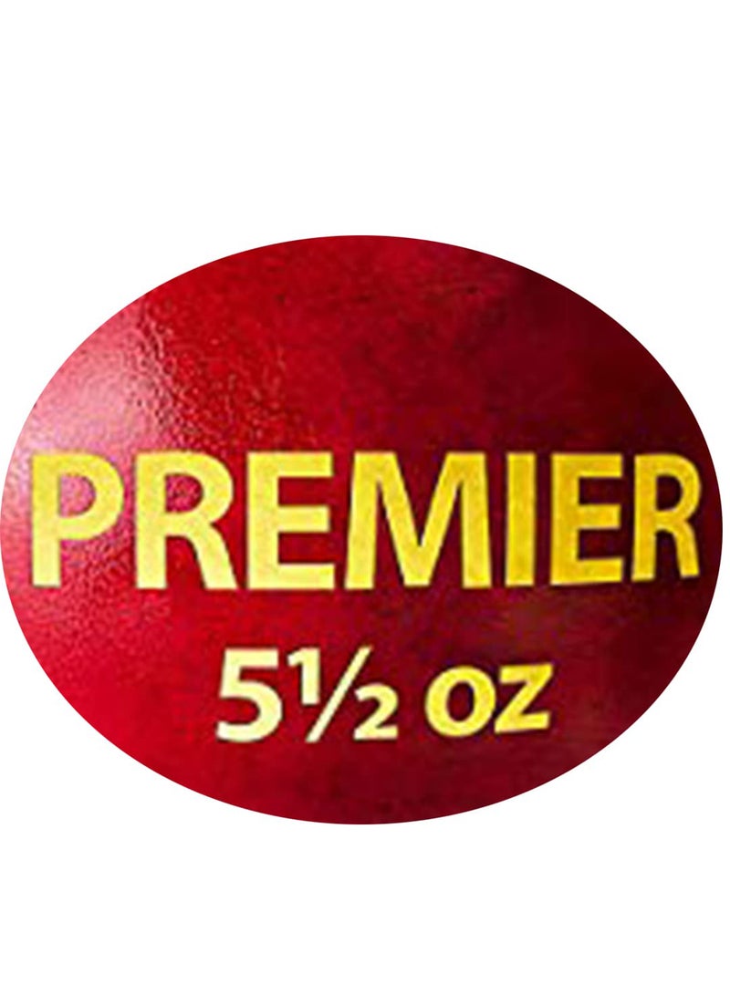 Premier Leather Cricket Ball | Water Proofed Leather Ball | Suitable for Practice Game | Tournament Game | Top Quality Cork
