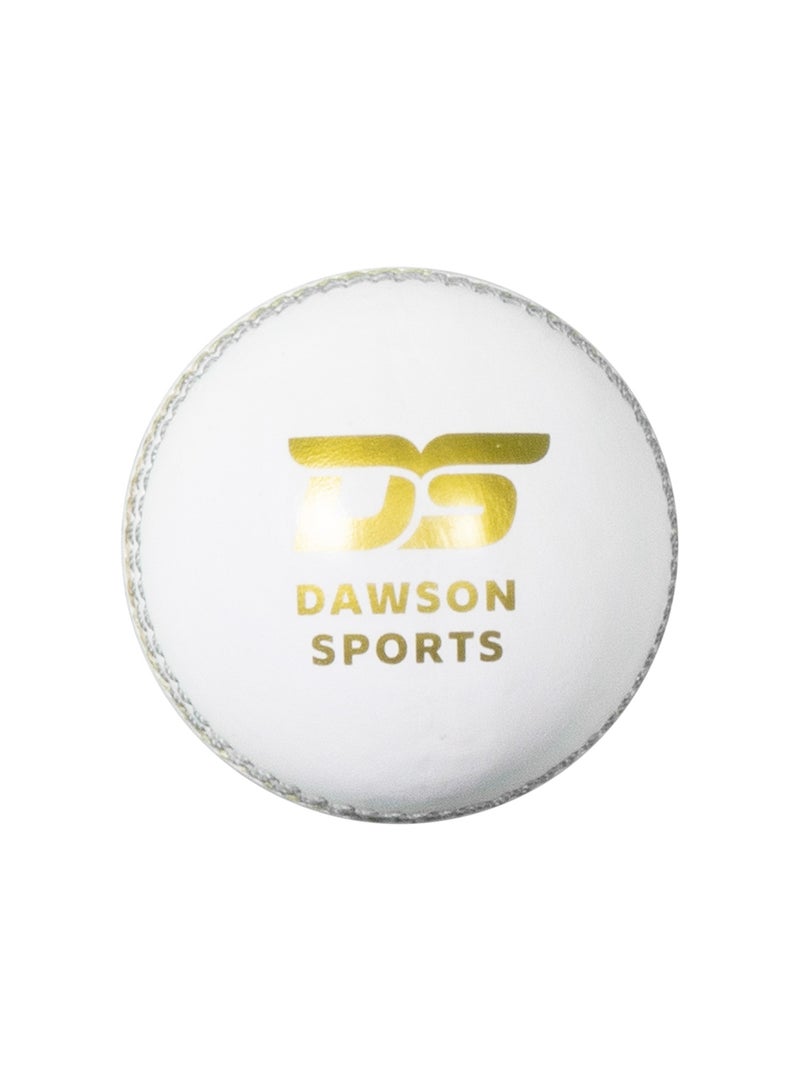 Match Leather Cricket Ball - Premium - White
