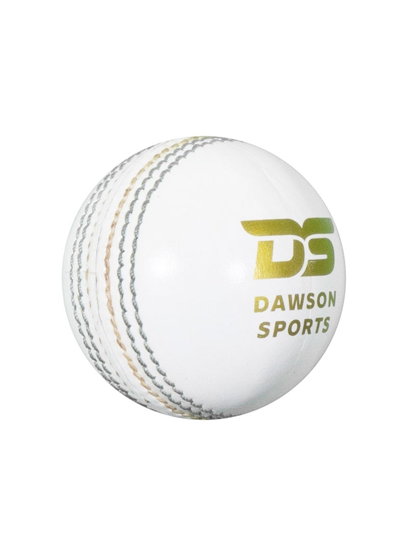 Match Leather Cricket Ball - Premium - White