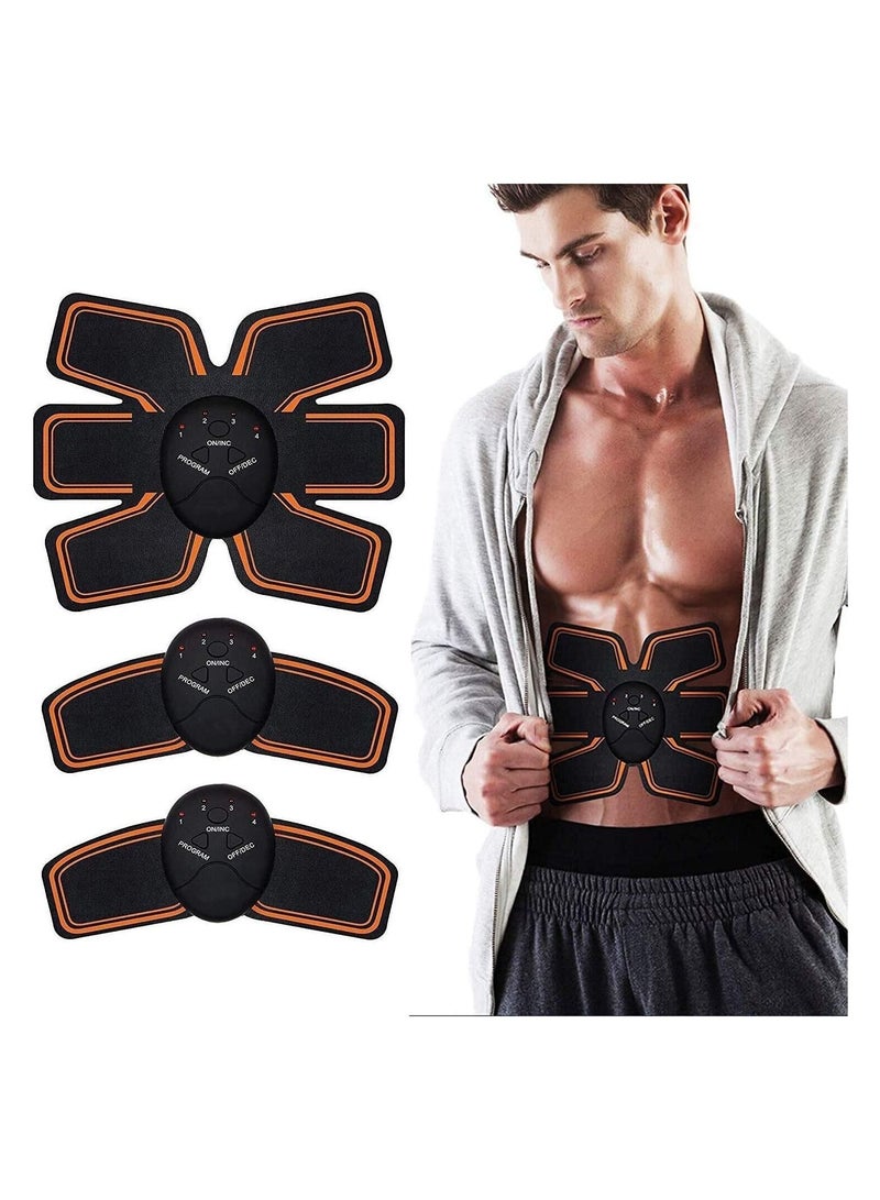 Abs Stimulator for Fat Burner, Waist Trainer, Abdominal Muscle Toner at Home Gym the Office Fitness, Abdominal Toner Workout Equipment for Abdomen Arm Leg Waist Training