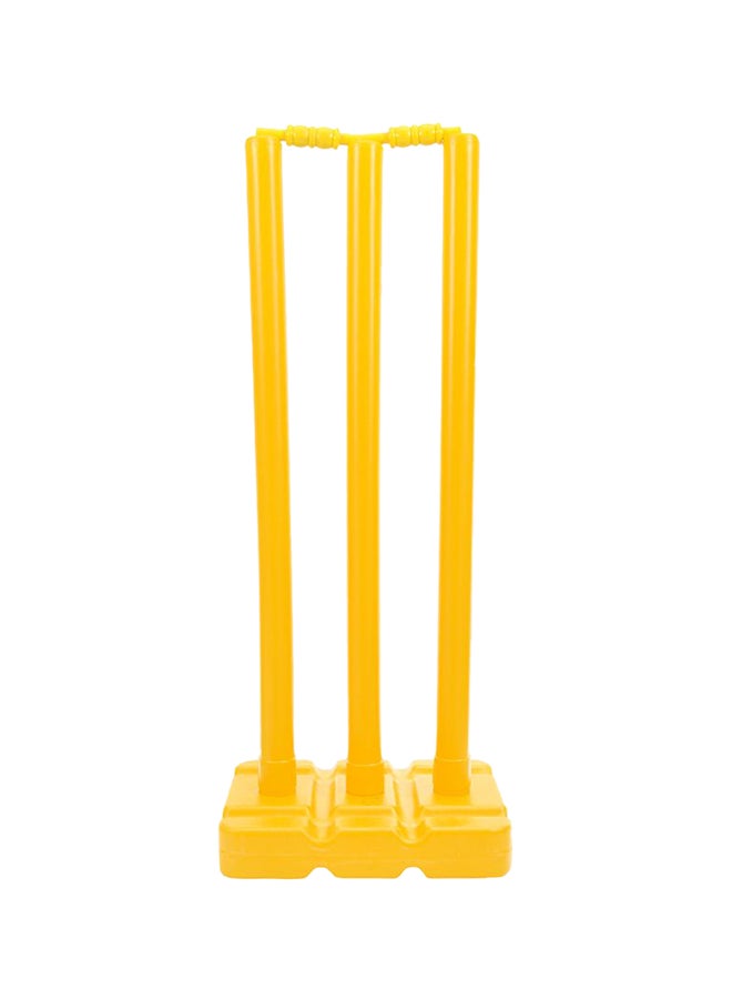 Cricket Plastic Stumps With Base And Bails 28inch